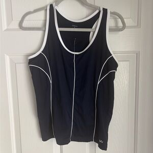 Like New Wilson Tennis Navy Tank Top with White Trim
